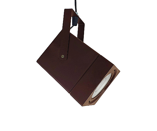 Spot para Perfilado e Trilho para PAR20 12,5x9cm Marrom GSG SP68