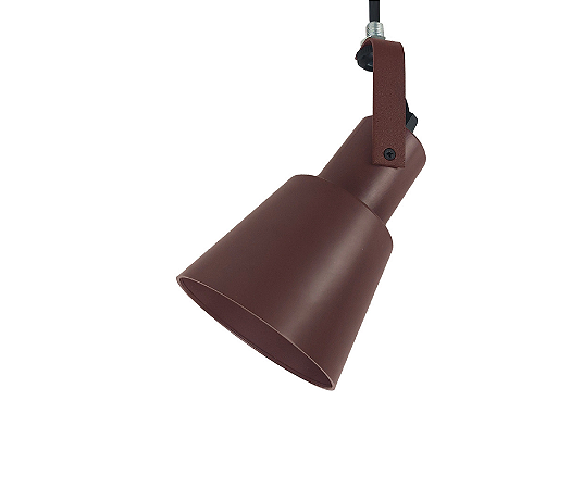 Spot para Perfilado Cônico para PAR20 12x8,5cm Marrom GSG SP74