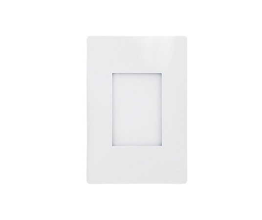 Balizador de Embutir para Caixinha 4x2 1xG9 12x8x4cm Branco GSG BZ02