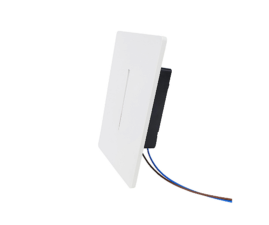 Balizador de Embutir Friso Caixinha 4x2 1xG9 12x8x4cm Branco GSG BZ05