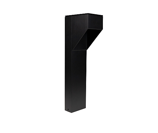 Poste Balizador 1xGU10 35x7,6x3,8cm Alumínio Preto GSG PB01
