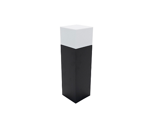Poste Balizador LED 110V 3000K 26x7,6x7,6cm Alumínio Preto GSG PB10
