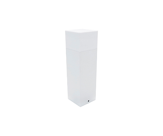 Poste Balizador LED 110V 3000K 26x7,6x7,6cm Alumínio Branco GSG PB11