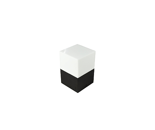 Mini Poste Balizador 1xE27 11,5x7,6x7,6cm Alumínio Preto GSG PB13