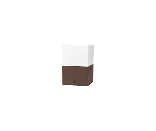 Mini Poste Balizador LED 110V 3000K 11,5x7,6x7,6cm Marrom GSG PB18