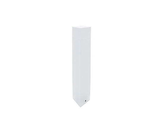Poste Balizador 1xE27 50x7,6x7,6cm Alumínio Branco GSG PB20