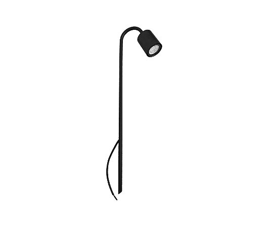Poste Finco 1xGU10 60cm Alumínio Preto GSG PB40