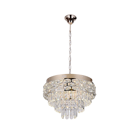 Pendente com Controle LED 66W 40cm Metal Dourado Sindora DCD02524