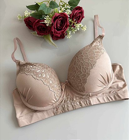 Sutiã de alça fina beje G