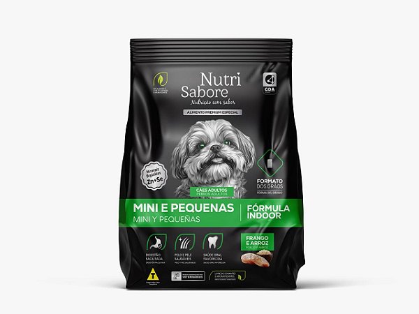 Ração Nutri Sabore Premium 10,1kg Sabor Frango e Cereais