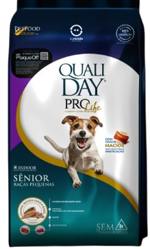 Ração QualiDay ProLife Cães Sênior Raças Pequenas 2,5kg