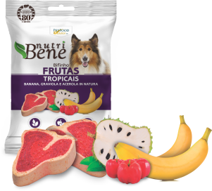 Bifinho Nutri Bene Sabor Frutas Tropicais, Banana, Graviola e Acerola