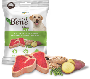 Bifinho Fit Nutri Bene Sabor Aveia, Fibra de Ervilha e Batata Doce