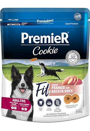 PremieR Cookie Fit Cães Adultos Sabor Frango e Batata Doce