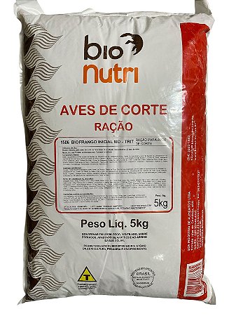 Bionutri Aves de Corte Inicial Triturada -  5kg