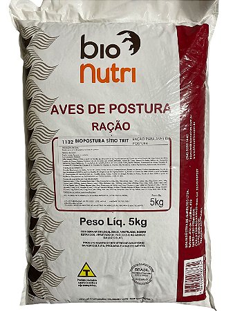 Bionutri Aves Postura Triturada - 5Kg