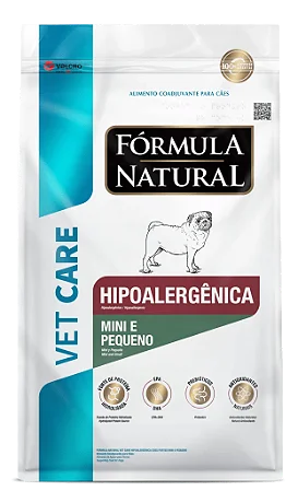 Formula Natural Vet care Hipoalergênica cães pequenos e minis 2kg