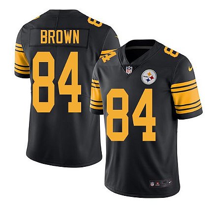 Pittsburgh Steelers Nike Women's #84 Antonio Brown Limited Away Jersey