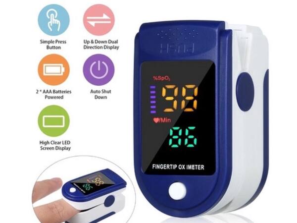 OXIMETRO DE DEDO PULSE OXIMETER FINGERTIP