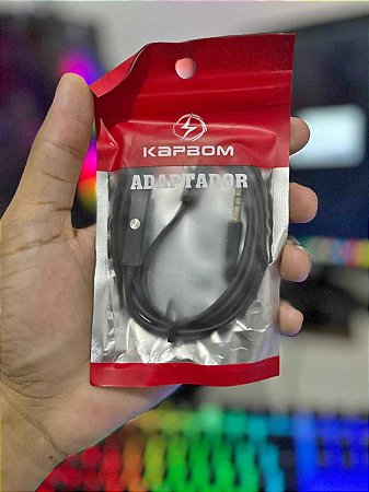 Cabo Áudio P2 P2 - Adaptador