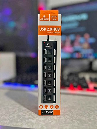 Hub Adaptador 7 Portas USB Lehmox