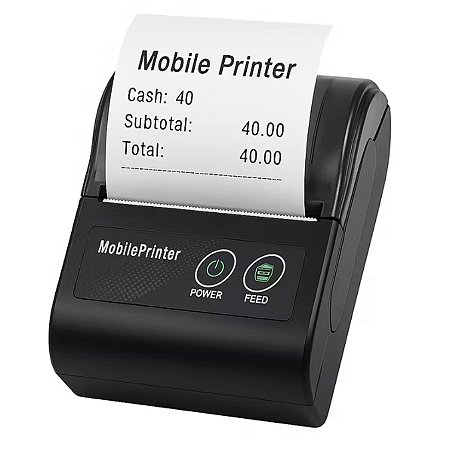 Mini impressora térmica bluetooth