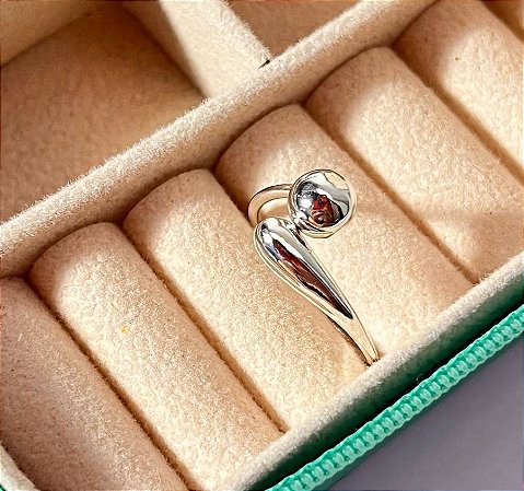 Anel regulável esfera+gota