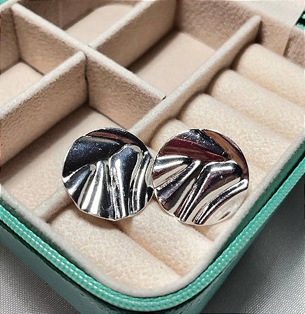 Brinco redondo martelado