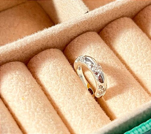 Piercing fake pontinhos cravejados cristal