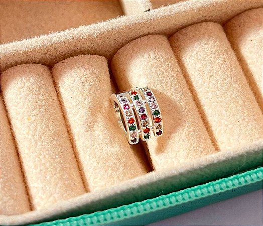 Piercing fake traços color