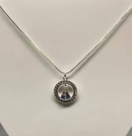 Colar nossa senhora redondo