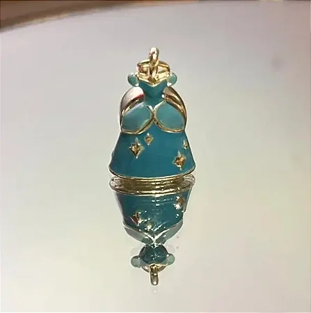 Berloque vestido cinderela