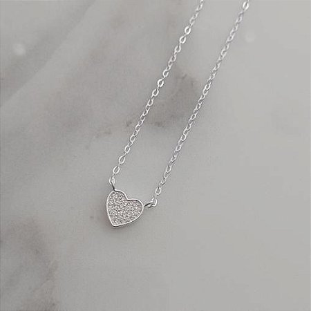 Colar Mini Coração Crav