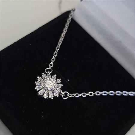 Colar Moissanite Margarida