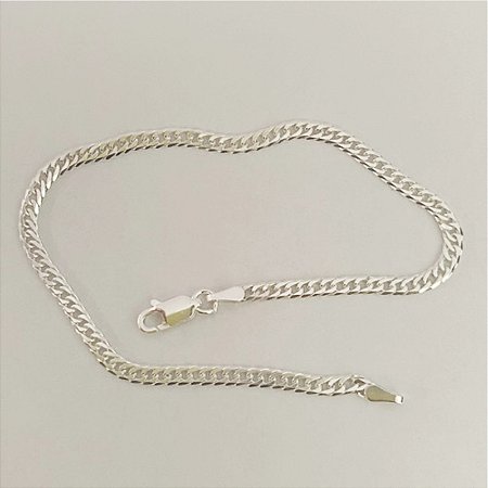 Pulseira elo duplo 3mm