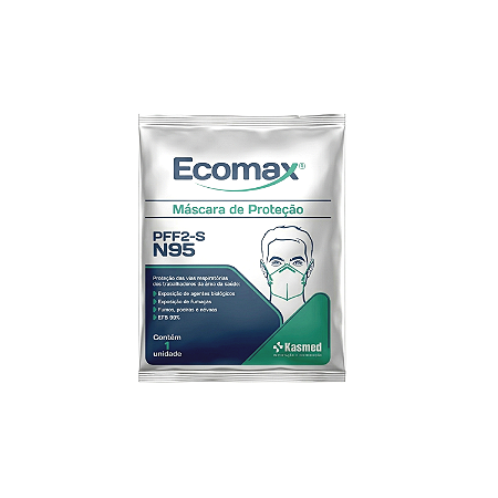 MÁSCARAS DE PROTECAO PFF2-SN95 - SEM DISPENSER - 01 UNIDADE