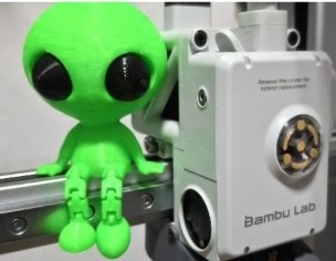 👽 Enfeite Alien 3D – Articulado ou Fixo (Especial Caminhoneiro) 🚛