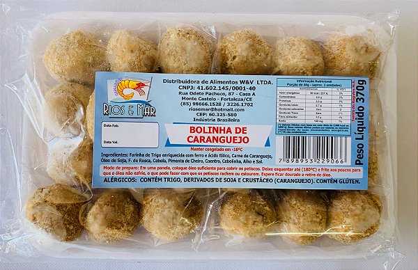Bolinha de Caranguejo