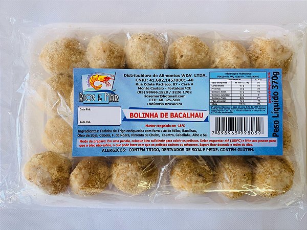 Bolinha de Bacalhau