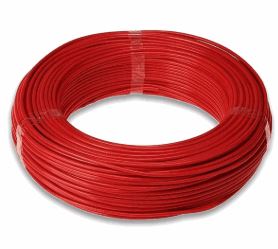 CABO FLEXIVEL 6 MM VERMELHO  100M