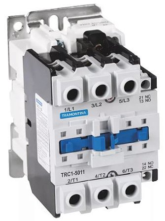 Contator Tripolar Tramontina TRC1-8011 80 A 220 Vca 1NA+1NF