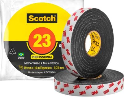 FITA ISOLANTE AUTOFUSÃO PROFISSIONAL 3M 23 SCOTCH