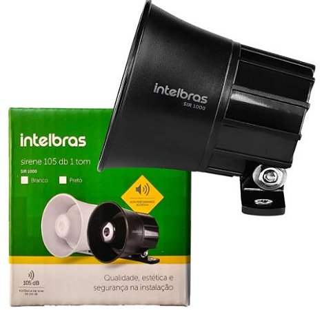 SIRENE 115 DB 1 TOM PRETA INTELBRAS