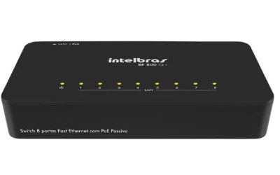 SWITCH 8 PORTAS FAST ETHERNET SF 800 INTELBRAS