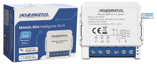 MODULO MINI 3 CANAIS NOVA DIGITAL