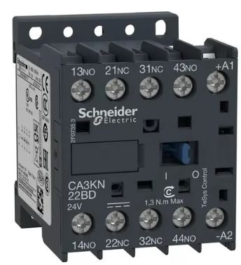 CONTATORA AUXILIAR CA3KN22BD 24V SCHNEIDER