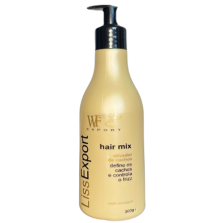 Creme Leave-in para Pentear e Definir Cabelos Cacheados LISS EXPORT HAIR MIX WF 300ML