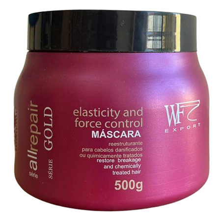 Creme Máscara Hidratação para Cabelos Com Química, Progressiva e Alisamento All Repair WF 500g