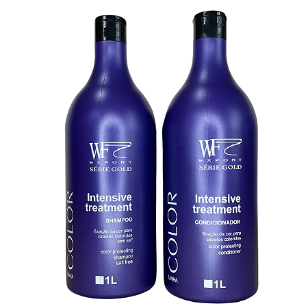 Kit Shampoo + Condicionador para Cabelos Coloridos com Proteção da Cor COLOR WF 2L