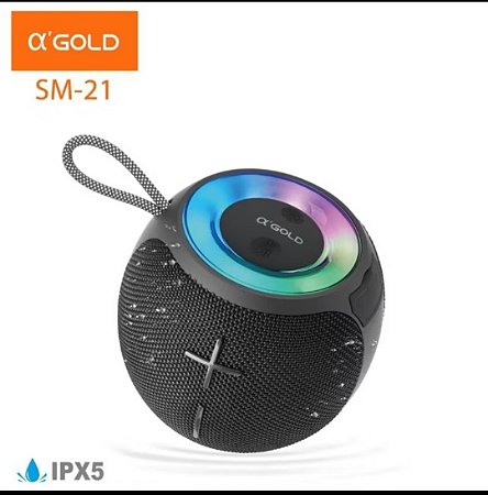 CAIXA DE SOM PORTÁTIL AGOLD 15W